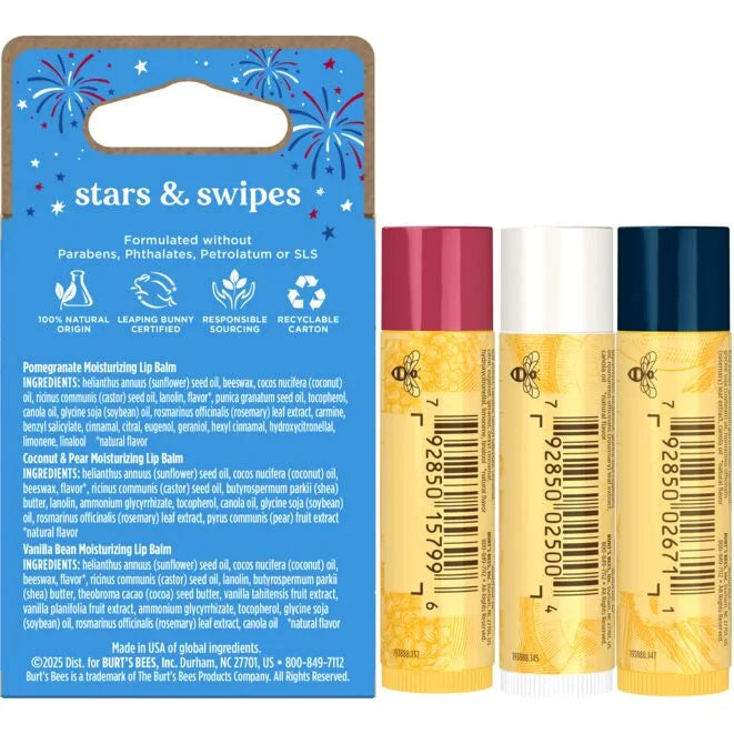 Stars & Swipes Lip Balm 3 Pack