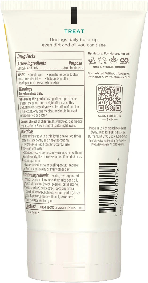 Clear & Balanced Deep Cleansing Acne Scrub with Salicylic Acid
