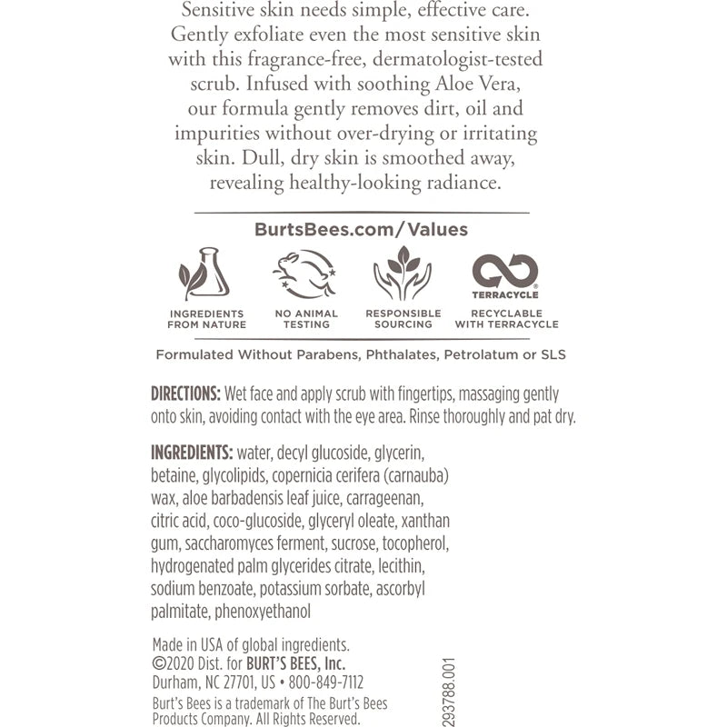 Sensitive Solutions Gentle Face Scrub