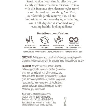 Sensitive Solutions Gentle Face Scrub
