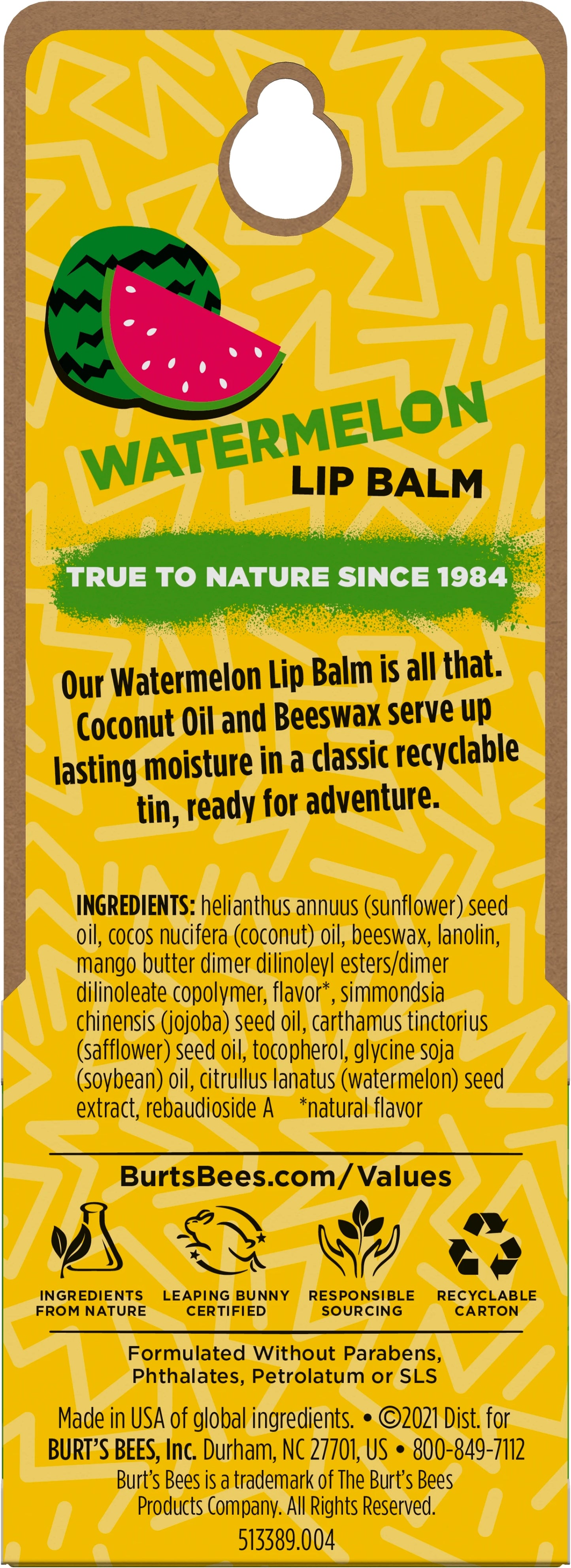 Moisturizing Retro Lip Balm Tin