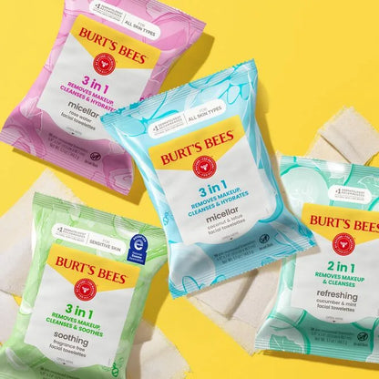 Micellar Makeup Removing Towelettes with Rose Water