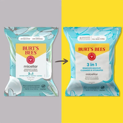 Micellar Makeup Removing Towelettes with Coconut & Lotus