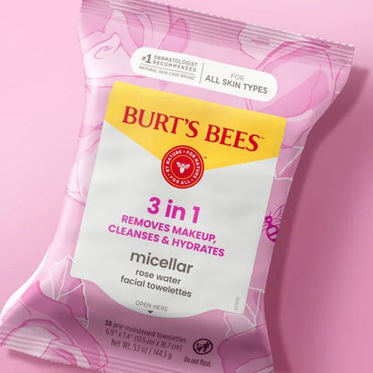 Micellar Makeup Removing Towelettes with Rose Water