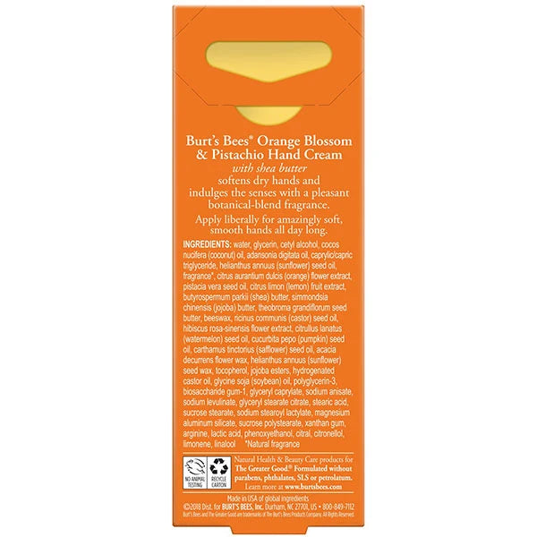 Orange Blossom & Pistachio Hand Cream