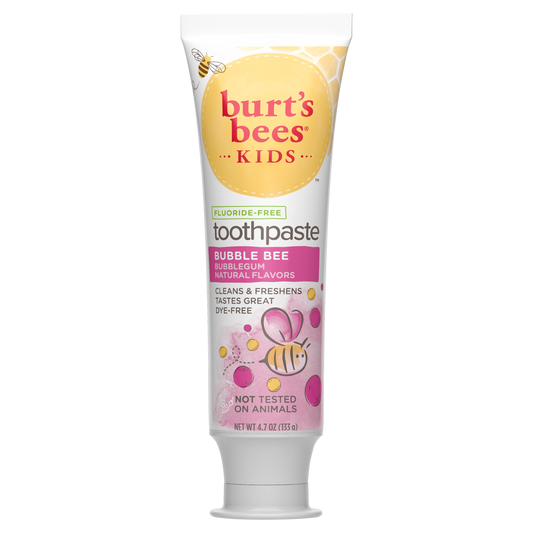 Kids Toothpaste, Natural Flavor, Fluoride Free, Bubble Bee