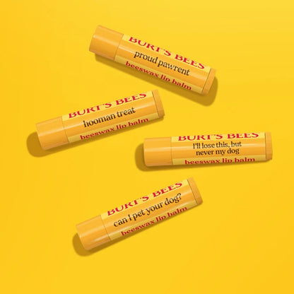 Burt’s Balm Dog Toy & Pawrent Balm 4-Pack Set