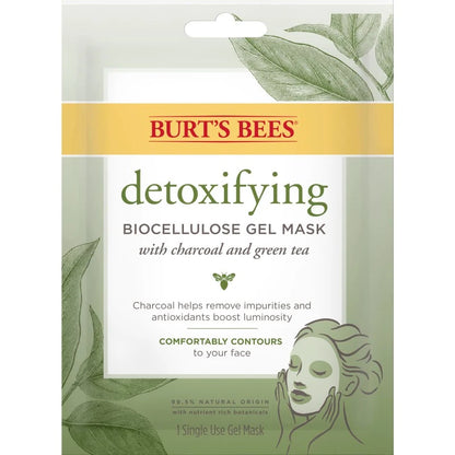 Detoxifying Biocellulose Gel Mask with Charcoal & Green Tea