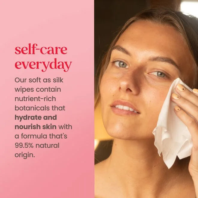 Facial Cleansing Towelettes with Pink Grapefruit