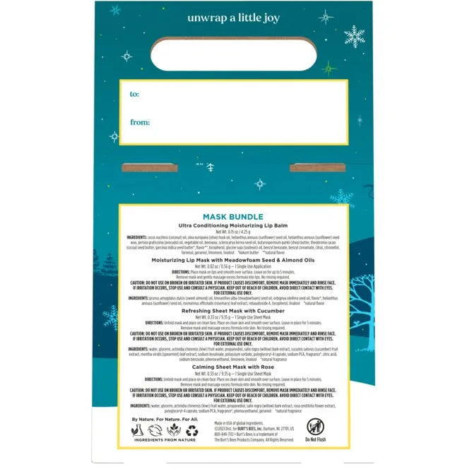 Mask Bundle Holiday Gift Set