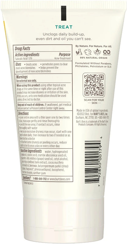 Clear & Balanced Deep Cleansing Acne Scrub with Salicylic Acid