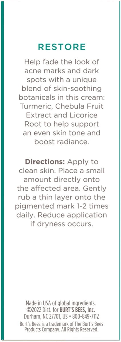 Clear & Balanced Post Acne Mark Cream