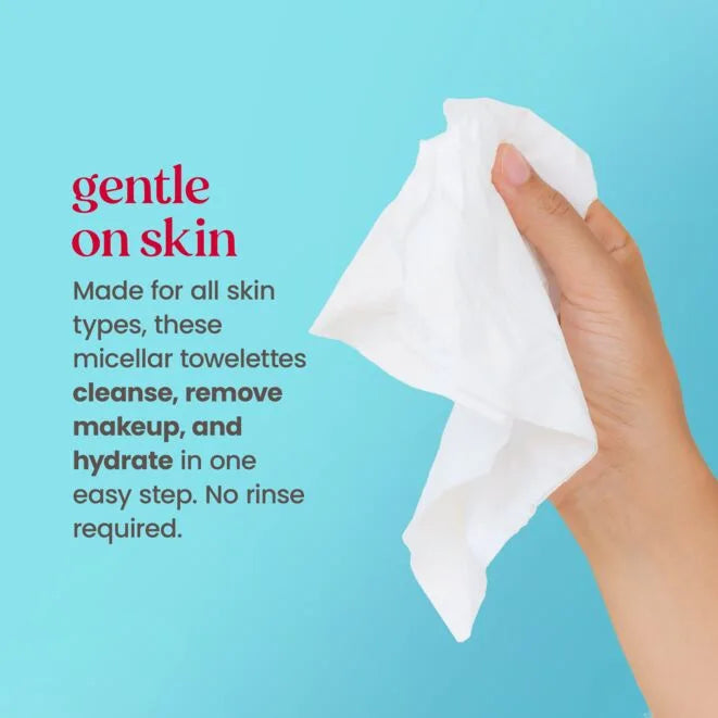 Micellar Makeup Removing Towelettes with Coconut & Lotus