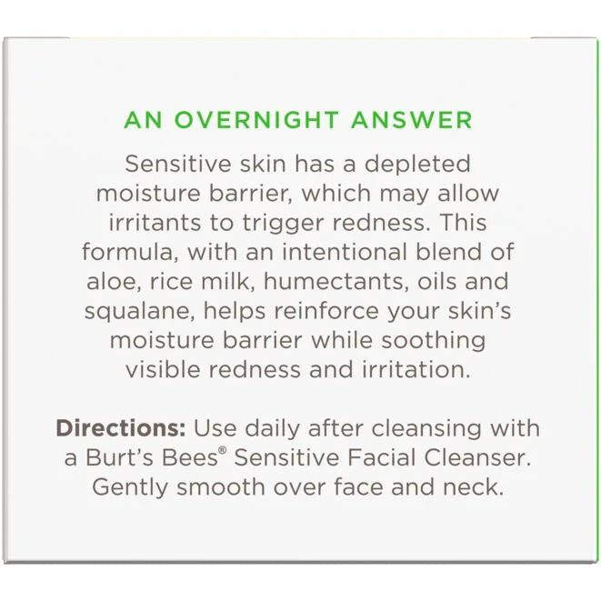 Sensitive Solutions Calming Night Cream