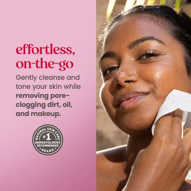 Micellar Makeup Removing Towelettes with Rose Water