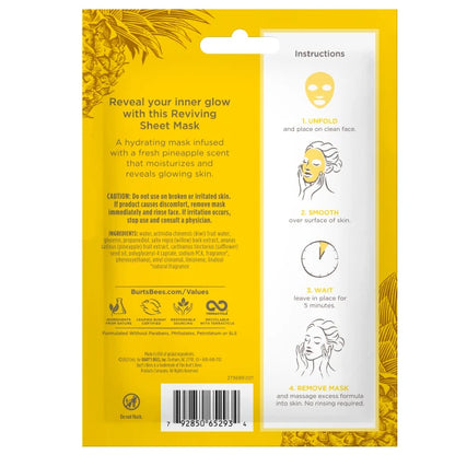 Reviving Pineapple Sheet Mask