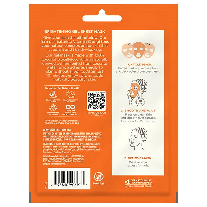 Brightening Biocellulose Gel Face Mask