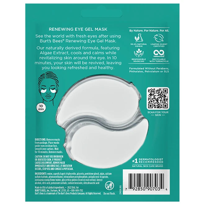 Renewing Natural Hydrogel Eye Mask
