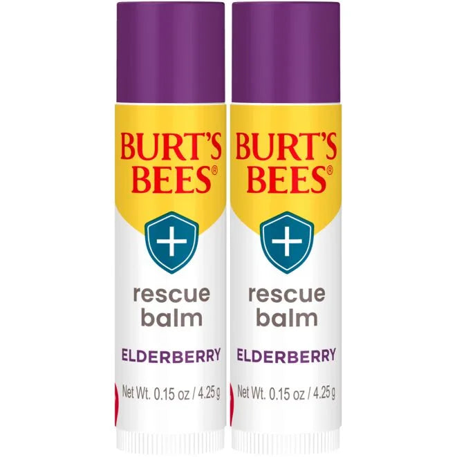 Rescue Elderberry Lip Balm Twin Pack